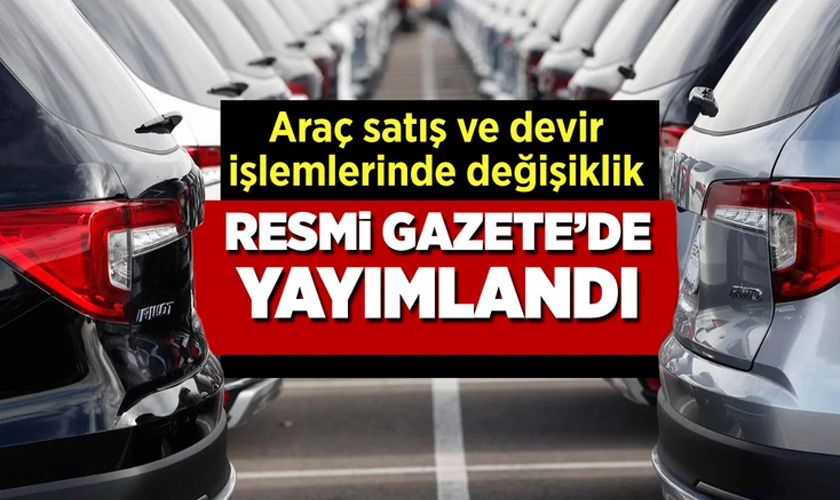 Araç Tescil İşlemlerinde Noter Yetkisi Genişletildi