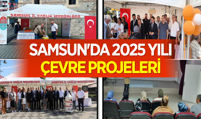 Samsun'da 2025 Yılı Çevre Projeleri: Evsel Atık İlaç Toplama Projesi Başladı!