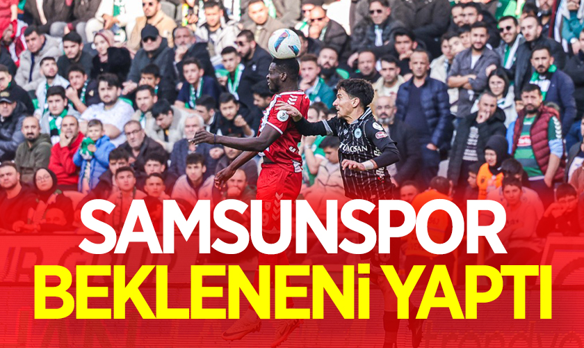 Samsunspor Bekleneni Yaptı! Konyaspor Karşısında Galip