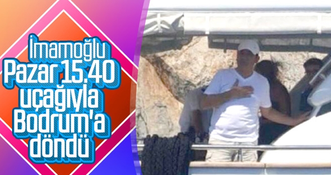 Ekrem İmamoğlu, Bodrum'a Geri Döndü