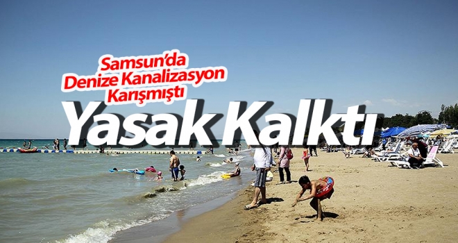 Atakum'da Kanalizasyon Suyu Karışan Plajlar Kullanıma Açıldı