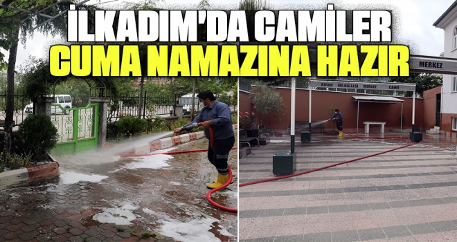 İlkadım'da Camiler Cuma Namazına Hazır