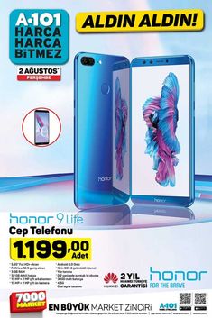 Honor 7c 11 Ekim&#039;den Sonra A101 Raflarında Alıcı Bekleyecek!