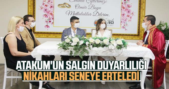 Atakum’un Salgın Duyarlılığı Nikahları Seneye Erteledi