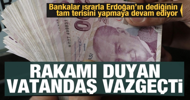 Rakamı duyan vazgeçiyor!