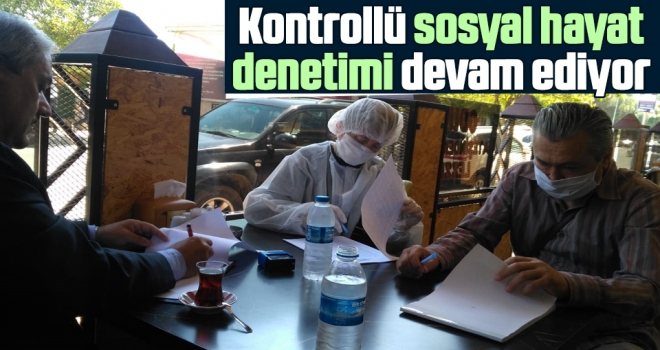 İlkadım'da Kontrollü Sosyal Hayat Denetimi Devam Ediyor