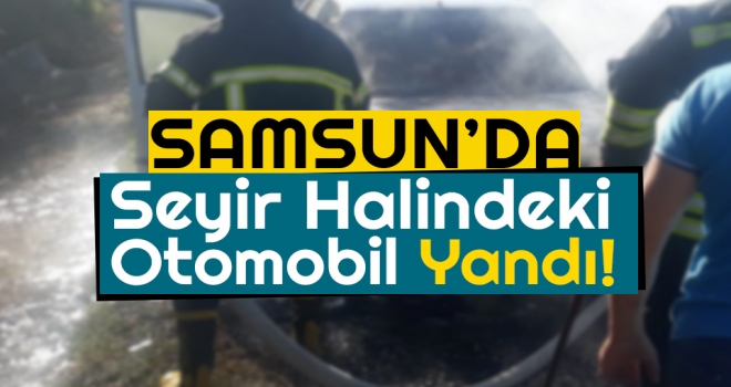 Seyir Halindeki Otomobil Yandı!