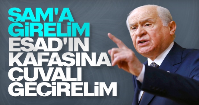 Bahçeli Şam'ı işaret etti