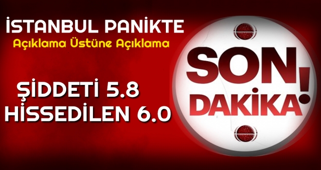 Son dakika: İstanbul depremlerle sallanıyor! İstanbul’da büyük deprem sonrası Valilik açıklaması…