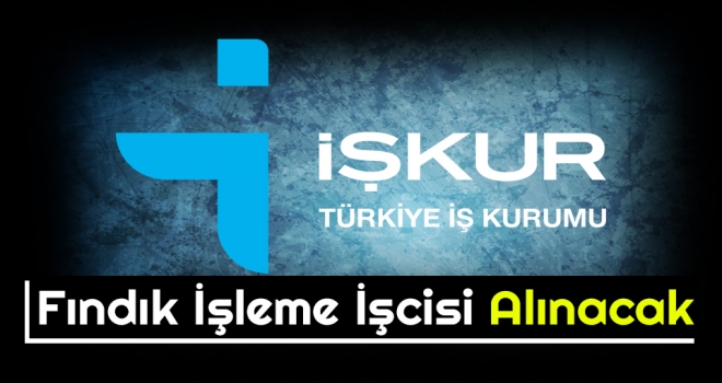 Fındık İşleme İşcisi Alınacak