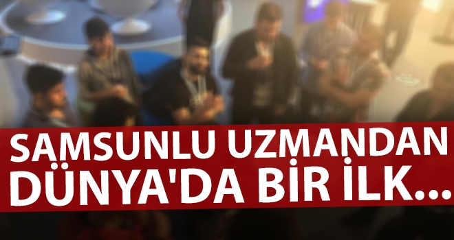 Samsunlu Uzmandan Dünya'da Bir İlk