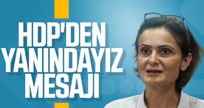 HDP'den Canan Kaftancıoğlu'na Destek Mesajı