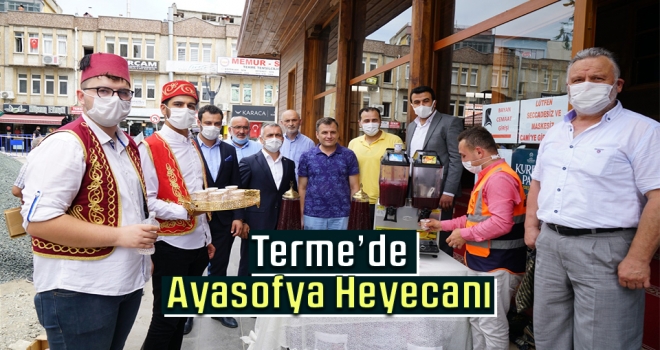 Terme'de Ayasofya Heyecanı haberi