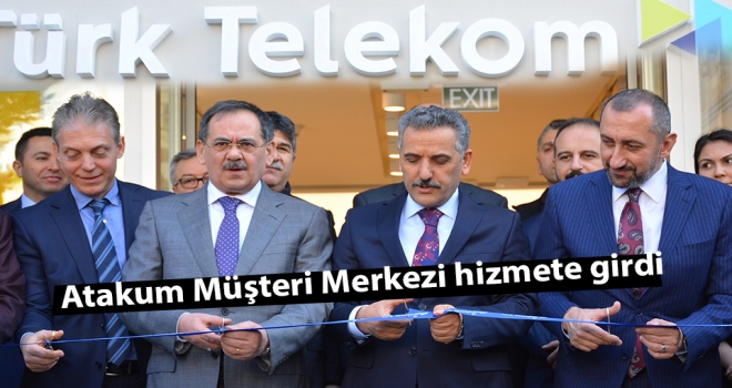 Türk Telekom'un yenilenen Atakum Müşteri Merkezi hizmete girdi