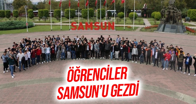 Öğrenciler Samsun'u Gezdi haberi