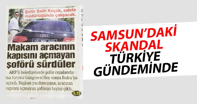 Samsun'daki Skandal Türkiye Gündeminde..!