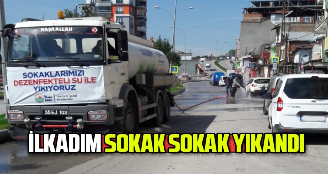 İlkadım Sokak Sokak Yıkandı