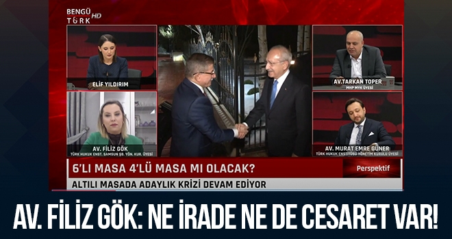 Av. Filiz Gök: Ne İrade Ne De Cesaret Var!