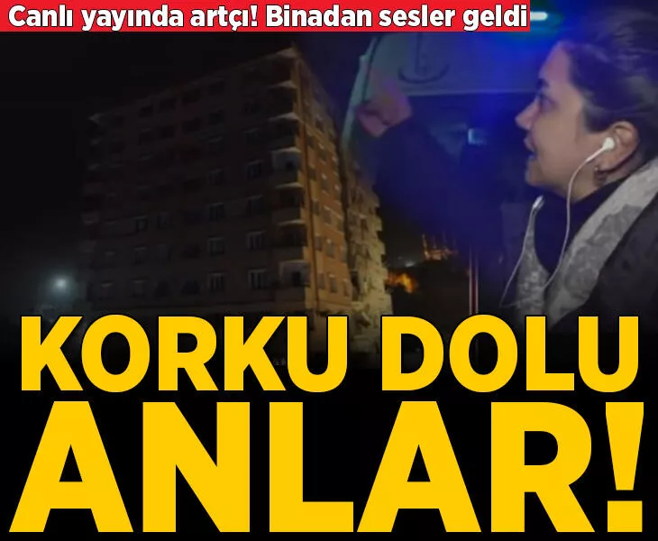 Korku dolu anlar CNN TÜRK ekranlarına yansıdı haberi