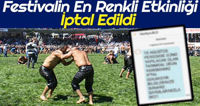 Festivalin En Renkli Etkinliği İptal Edildi