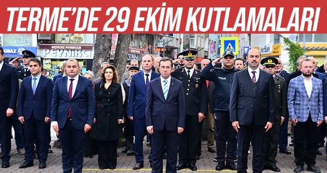 Terme’de 29 Ekim kutlamaları