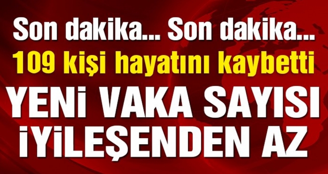 Türkiye'de bir ilk, yeni vaka sayısı iyileşenden az..!