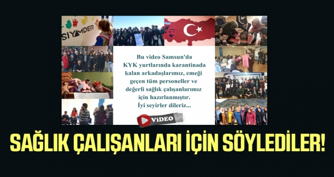 SİYAMDER'den sağlık çalışanlarına moral desteği..!