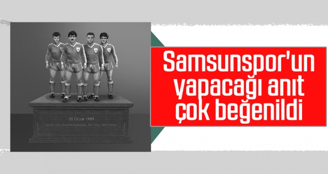 Samsunspor'un Yapacağı Anıt Çok Beğenildi