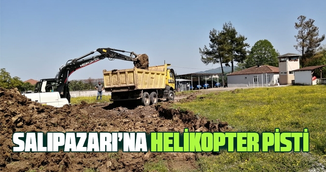 Salıpazarı'na Helikopter Pisti