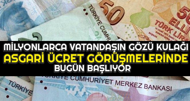 Milyonlarca Vatandaşın Gözü Kulağı Asgari Ücret Görüşmelerinde!