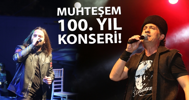 Atakum'da muhteşem 100. yıl konseri!