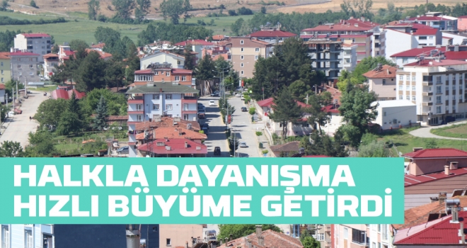 Halkla dayanışma büyüme getirdi..!