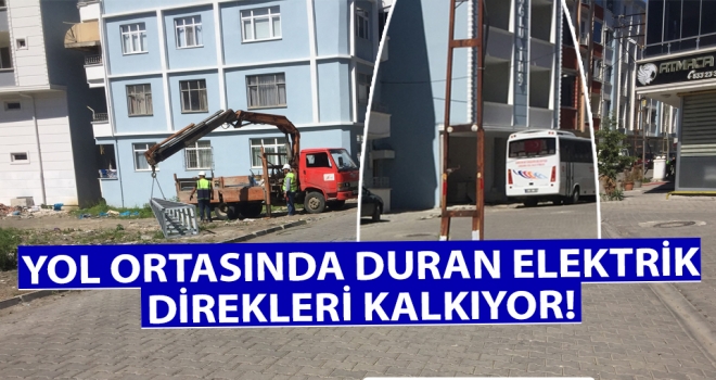 Çarşamba ilçesindeki çirkin görüntü kaldırılıyor