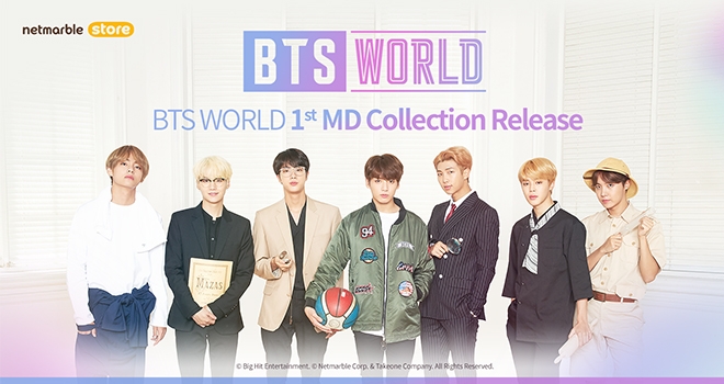 Yeni BTS WORLD ürünleri Netmarble'de Satışa Çıkıyor