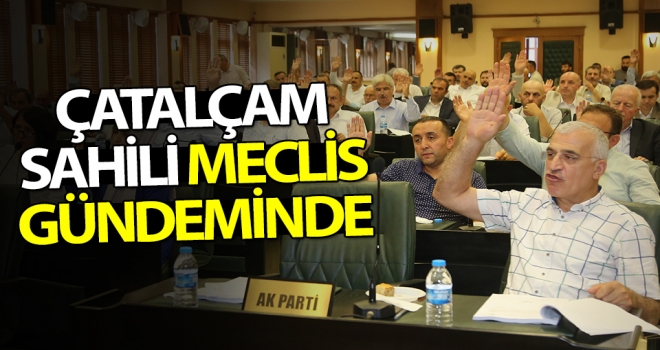 Çatalçam Sahili Meclis Gündeminde