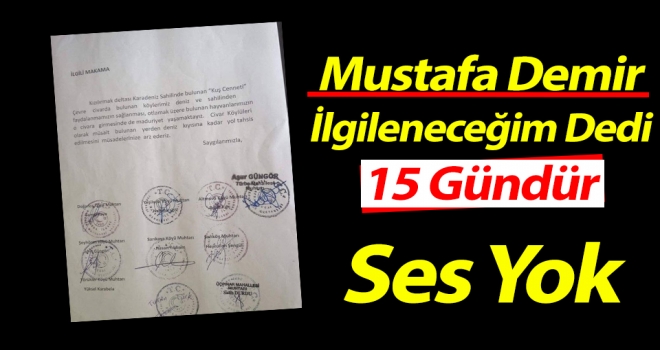 Mustafa Demir; İlgileneceğim Dedi, 15 Gündür Ses Yok