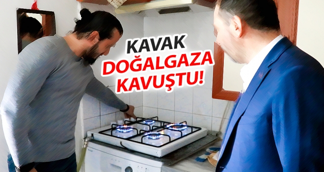 Kavak Doğalgaz'a Kavuştu!