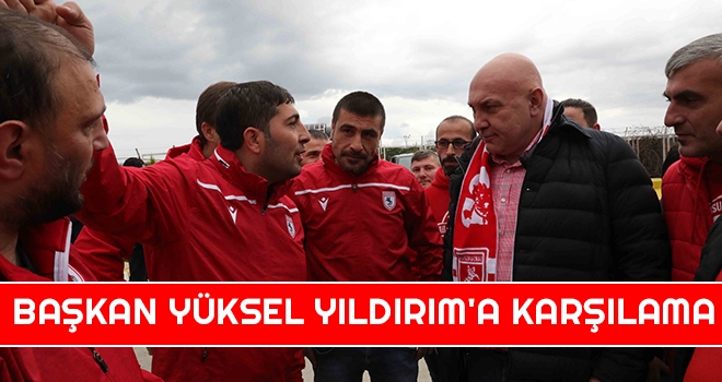 Başkan Yüksel Yıldırım'a Meşaleli Karşılama