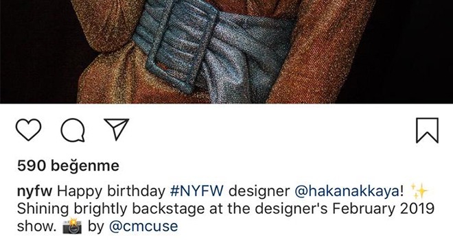 New York Fashion Week’ten Modacı Hakan Akkaya’ya Kutlama