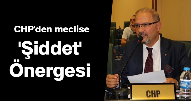 CHP'den meclise 'şiddet' önergesi