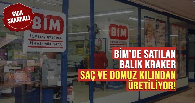 BİM'de Satılan Balık Krakerde Saç ve Domuz Kılı..!