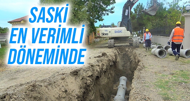 SASKİ en verimli döneminde haberi