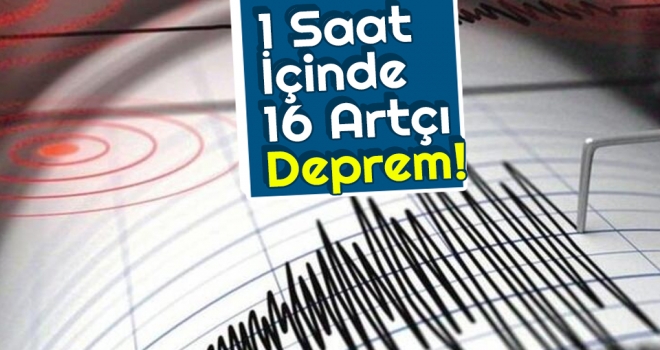 İstanbul'da 16 Artçı Deprem Meydana Geldi