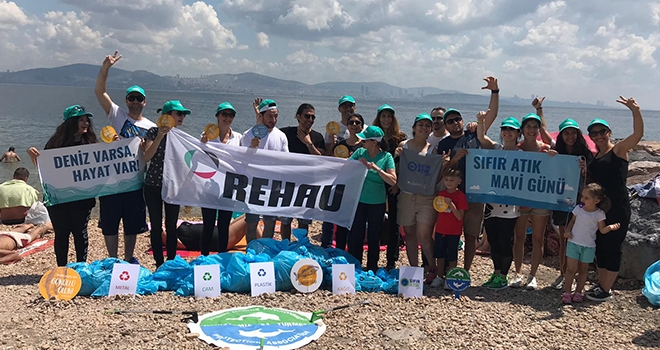 REHAU, Kınalıada’daki 40 Kg Atığı Geri Dönüşüme Kazandırdı