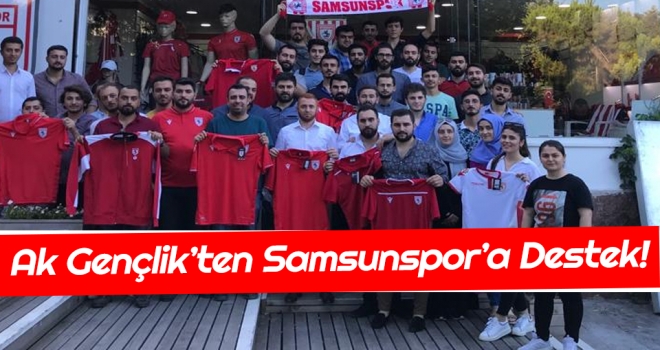 Ak Gençlik'ten Samsunspor'a Destek