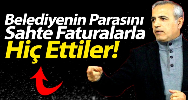 Sahte Fatura İddiası!