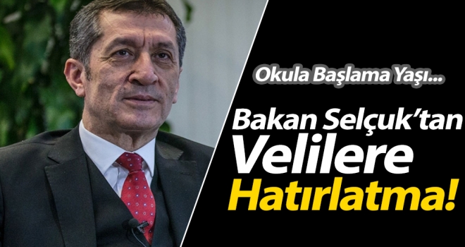 Selçuk'tan Velilere 'Okula Başlama Yaşı' Hatırlatması!