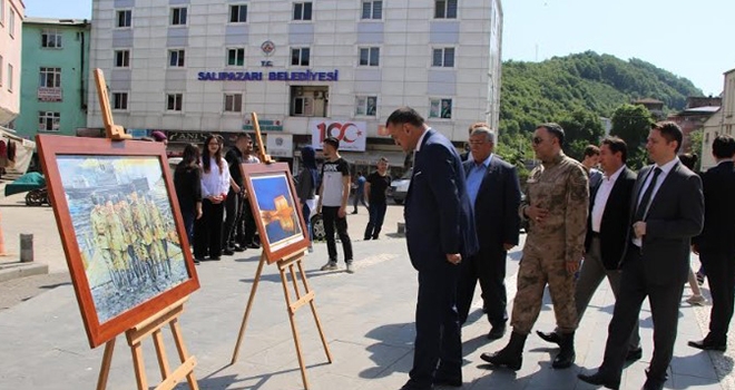 Salıpazarı'nda Atatürk Resim Sergisi