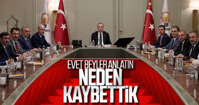 AK Parti MYK'da neden kaybettiğini konuşacak..!