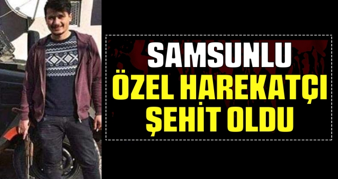 Samsunlu Özel Harekatçı Şehit Oldu